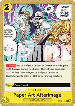 Paper Art Afterimage (OP13-115) - Carrying on his Will (Common) [OP13-115] - JotaCards - Tu Tienda de TCG