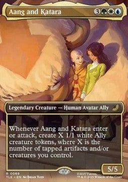 Aang and Katara - Magic: The Gathering | Avatar: The Last Airbender: Eternal (Rare) [TLE-69] - JotaCards - Tu Tienda de TCG