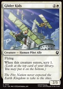 Glider Kids - Magic: The Gathering | Avatar: The Last Airbender (Common) [TLA-21] - JotaCards - Tu Tienda de TCG