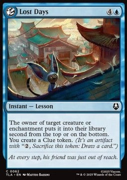 Lost Days - Magic: The Gathering | Avatar: The Last Airbender (Common) [TLA-62] - JotaCards - Tu Tienda de TCG