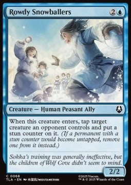 Rowdy Snowballers - Magic: The Gathering | Avatar: The Last Airbender (Common) [TLA-68] - JotaCards - Tu Tienda de TCG