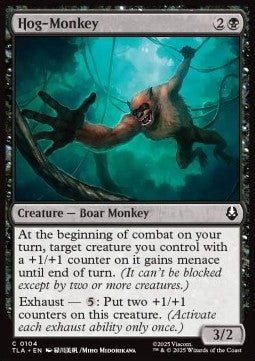 Hog-Monkey - Magic: The Gathering | Avatar: The Last Airbender (Common) [TLA-104] - JotaCards - Tu Tienda de TCG