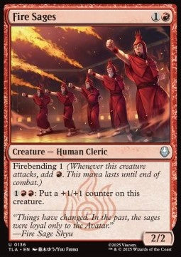 Fire Sages - Magic: The Gathering | Avatar: The Last Airbender (Uncommon) [TLA-136] - JotaCards - Tu Tienda de TCG