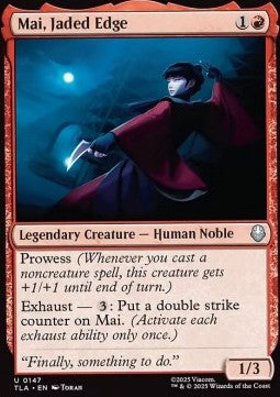 Mai, Jaded Edge - Magic: The Gathering | Avatar: The Last Airbender (Uncommon) [TLA-147] - JotaCards - Tu Tienda de TCG