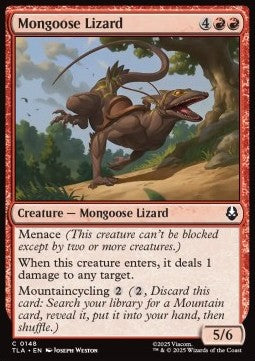 Mongoose Lizard - Magic: The Gathering | Avatar: The Last Airbender (Common) [TLA-148] - JotaCards - Tu Tienda de TCG