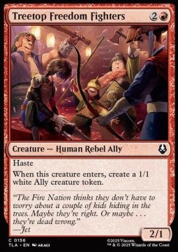 Treetop Freedom Fighters - Magic: The Gathering | Avatar: The Last Airbender (Common) [TLA-156] - JotaCards - Tu Tienda de TCG
