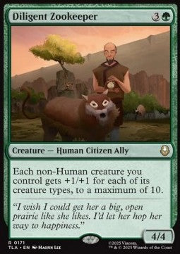 Diligent Zookeeper - Magic: The Gathering | Avatar: The Last Airbender (Rare) [TLA-171] - JotaCards - Tu Tienda de TCG