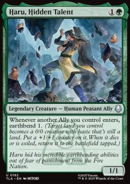 Haru, Hidden Talent - Magic: The Gathering | Avatar: The Last Airbender (Uncommon) [TLA-182] - JotaCards - Tu Tienda de TCG
