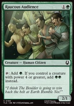 Raucous Audience - Magic: The Gathering | Avatar: The Last Airbender (Common) [TLA-190] - JotaCards - Tu Tienda de TCG