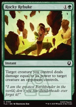 Rocky Rebuke - Magic: The Gathering | Avatar: The Last Airbender (Common) [TLA-193] - JotaCards - Tu Tienda de TCG