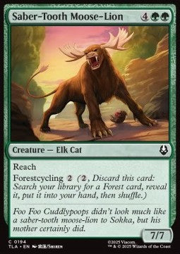 Saber-Tooth Moose-Lion - Magic: The Gathering | Avatar: The Last Airbender (Common) [TLA-194] - JotaCards - Tu Tienda de TCG
