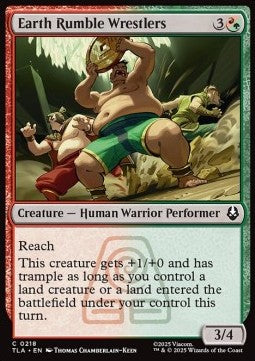 Earth Rumble Wrestlers - Magic: The Gathering | Avatar: The Last Airbender (Common) [TLA-218] - JotaCards - Tu Tienda de TCG