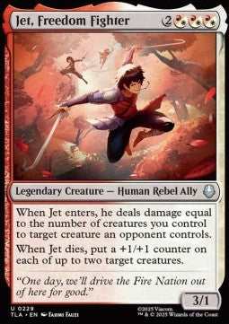 Jet, Freedom Fighter - Magic: The Gathering | Avatar: The Last Airbender (Uncommon) [TLA-229] - JotaCards - Tu Tienda de TCG