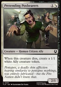 Pretending Poxbearers - Magic: The Gathering | Avatar: The Last Airbender (Common) [TLA-237] - JotaCards - Tu Tienda de TCG