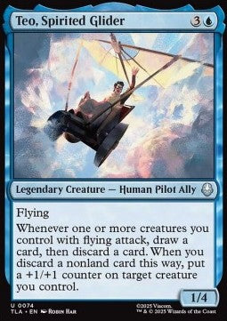 Teo, Spirited Glider - Magic: The Gathering | Avatar: The Last Airbender (Uncommon) [TLA-74] - JotaCards - Tu Tienda de TCG