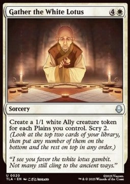 Gather the White Lotus - Magic: The Gathering | Avatar: The Last Airbender (Uncommon) [TLA-20] - JotaCards - Tu Tienda de TCG