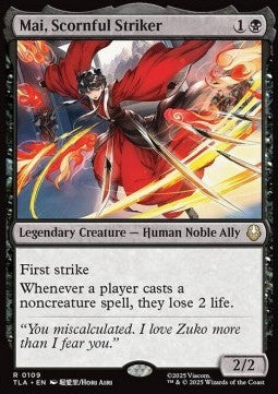 Mai, Scornful Striker - Magic: The Gathering | Avatar: The Last Airbender (Rare) [TLA-109] - JotaCards - Tu Tienda de TCG