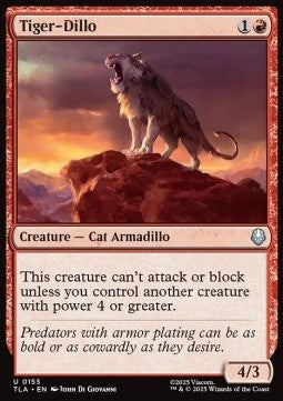 Tiger-Dillo - Magic: The Gathering | Avatar: The Last Airbender (Uncommon) [TLA-155] - JotaCards - Tu Tienda de TCG