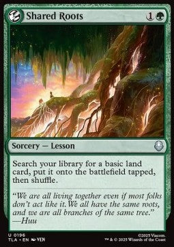 Shared Roots - Magic: The Gathering | Avatar: The Last Airbender (Uncommon) [TLA-196] - JotaCards - Tu Tienda de TCG