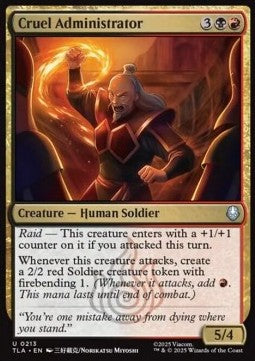 Cruel Administrator - Magic: The Gathering | Avatar: The Last Airbender (Uncommon) [TLA-213] - JotaCards - Tu Tienda de TCG