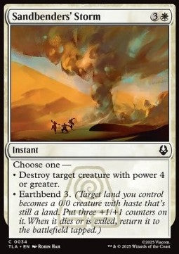 Sandbenders' Storm - Magic: The Gathering | Avatar: The Last Airbender (Common) [TLA-34] - JotaCards - Tu Tienda de TCG