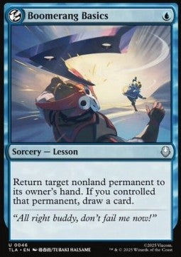 Boomerang Basics - Magic: The Gathering | Avatar: The Last Airbender (Uncommon) [TLA-46] - JotaCards - Tu Tienda de TCG