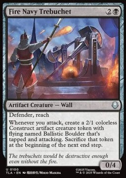 Fire Navy Trebuchet - Magic: The Gathering | Avatar: The Last Airbender (Uncommon) [TLA-100] - JotaCards - Tu Tienda de TCG