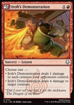 Iroh's Demonstration - Magic: The Gathering | Avatar: The Last Airbender (Uncommon) [TLA-141] - JotaCards - Tu Tienda de TCG