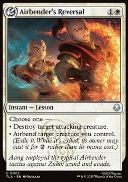 Airbender's Reversal - Magic: The Gathering | Avatar: The Last Airbender (Uncommon) [TLA-7] - JotaCards - Tu Tienda de TCG