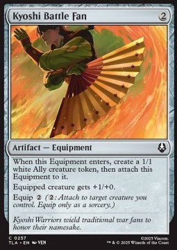 Kyoshi Battle Fan - Magic: The Gathering | Avatar: The Last Airbender (Common) [TLA-257] - JotaCards - Tu Tienda de TCG