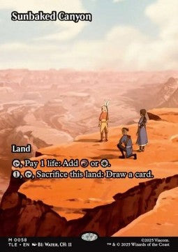 Sunbaked Canyon - Magic: The Gathering | Avatar: The Last Airbender: Eternal (Mythic) [TLE-58] - JotaCards - Tu Tienda de TCG