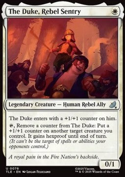 The Duke, Rebel Sentry - Magic: The Gathering | Avatar: The Last Airbender: Eternal (Uncommon) [TLE-76] - JotaCards - Tu Tienda de TCG