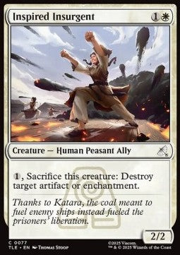 Inspired Insurgent - Magic: The Gathering | Avatar: The Last Airbender: Eternal (Common) [TLE-77] - JotaCards - Tu Tienda de TCG