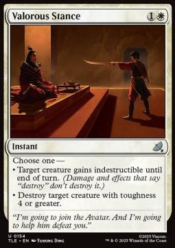 Valorous Stance - Magic: The Gathering | Avatar: The Last Airbender: Eternal (Uncommon) [TLE-154] - JotaCards - Tu Tienda de TCG