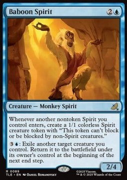 Baboon Spirit (V.1) - Magic: The Gathering | Avatar: The Last Airbender: Eternal (Rare) [TLE-89] - JotaCards - Tu Tienda de TCG