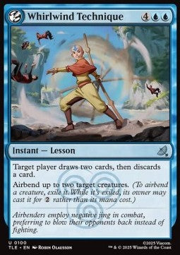 Whirlwind Technique - Magic: The Gathering | Avatar: The Last Airbender: Eternal (Uncommon) [TLE-100] - JotaCards - Tu Tienda de TCG