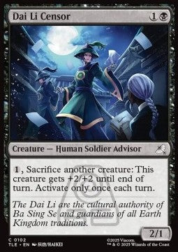 Dai Li Censor - Magic: The Gathering | Avatar: The Last Airbender: Eternal (Common) [TLE-102] - JotaCards - Tu Tienda de TCG
