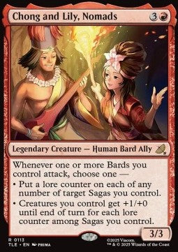 Chong and Lily, Nomads (V.1) - Magic: The Gathering | Avatar: The Last Airbender: Eternal (Rare) [TLE-113] - JotaCards - Tu Tienda de TCG