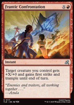 Frantic Confrontation - Magic: The Gathering | Avatar: The Last Airbender: Eternal (Uncommon) [TLE-117] - JotaCards - Tu Tienda de TCG