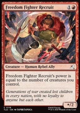 Freedom Fighter Recruit - Magic: The Gathering | Avatar: The Last Airbender: Eternal (Common) [TLE-118] - JotaCards - Tu Tienda de TCG