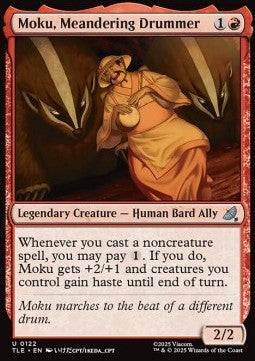Moku, Meandering Drummer - Magic: The Gathering | Avatar: The Last Airbender: Eternal (Uncommon) [TLE-122] - JotaCards - Tu Tienda de TCG
