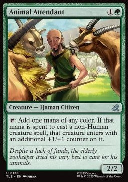 Animal Attendant - Magic: The Gathering | Avatar: The Last Airbender: Eternal (Uncommon) [TLE-128] - JotaCards - Tu Tienda de TCG