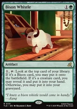 Bison Whistle (V.1) - Magic: The Gathering | Avatar: The Last Airbender: Eternal (Rare) [TLE-131] - JotaCards - Tu Tienda de TCG