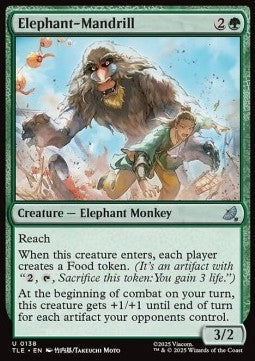 Elephant-Mandrill - Magic: The Gathering | Avatar: The Last Airbender: Eternal (Uncommon) [TLE-138] - JotaCards - Tu Tienda de TCG