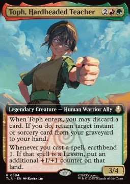 Toph, Hardheaded Teacher - Magic: The Gathering | Avatar: The Last Airbender: Extras (Rare) [XTLA-384] - JotaCards - Tu Tienda de TCG