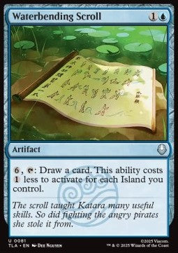 Waterbending Scroll - Magic: The Gathering | Avatar: The Last Airbender (Uncommon) [TLA-81] - JotaCards - Tu Tienda de TCG