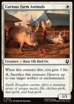 Curious Farm Animals - Magic: The Gathering | Avatar: The Last Airbender (Common) [TLA-14] - JotaCards - Tu Tienda de TCG