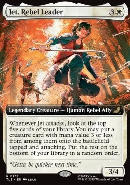 Jet, Rebel Leader (V.2) - Magic: The Gathering | Avatar: The Last Airbender: Eternal (Rare) [TLE-172] - JotaCards - Tu Tienda de TCG