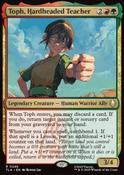Toph, Hardheaded Teacher - Magic: The Gathering | Avatar: The Last Airbender (Rare) [TLA-246] - JotaCards - Tu Tienda de TCG