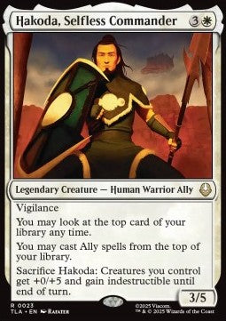 Hakoda, Selfless Commander - Magic: The Gathering | Avatar: The Last Airbender (Rare) [TLA-23] - JotaCards - Tu Tienda de TCG
